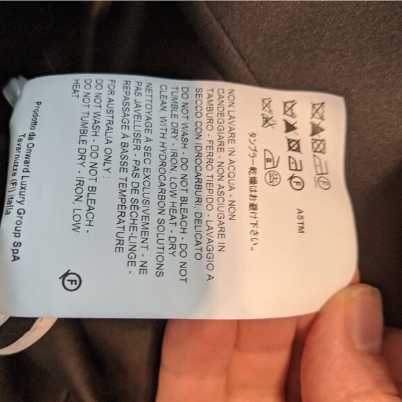 Rochas Paris taffeta black dress 2(38) BNWT - Picture 9 of 9